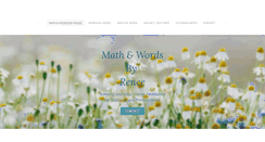 Desktop Screenshot of mathbyrenee.com